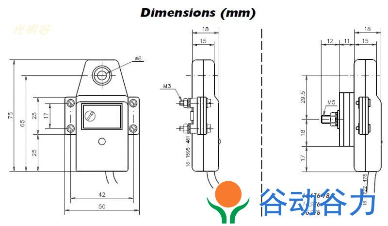 ELTEX 1647X/1657X 瑞典原裝進(jìn)口 斷紗傳感器緯紗檢測器 邏輯電流輸出(圖2)