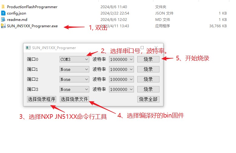NXP Zigbee JN51XX 量產燒錄工具SUN_JN51XX_Programer下載(圖1)