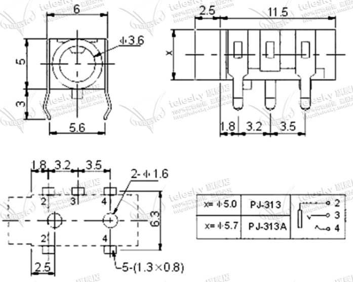 關于3.5mm耳機、麥克風的插座、插頭定義(圖4)