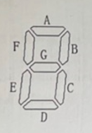 中科藍訊 AB5602B 驅動五腳數碼管示例