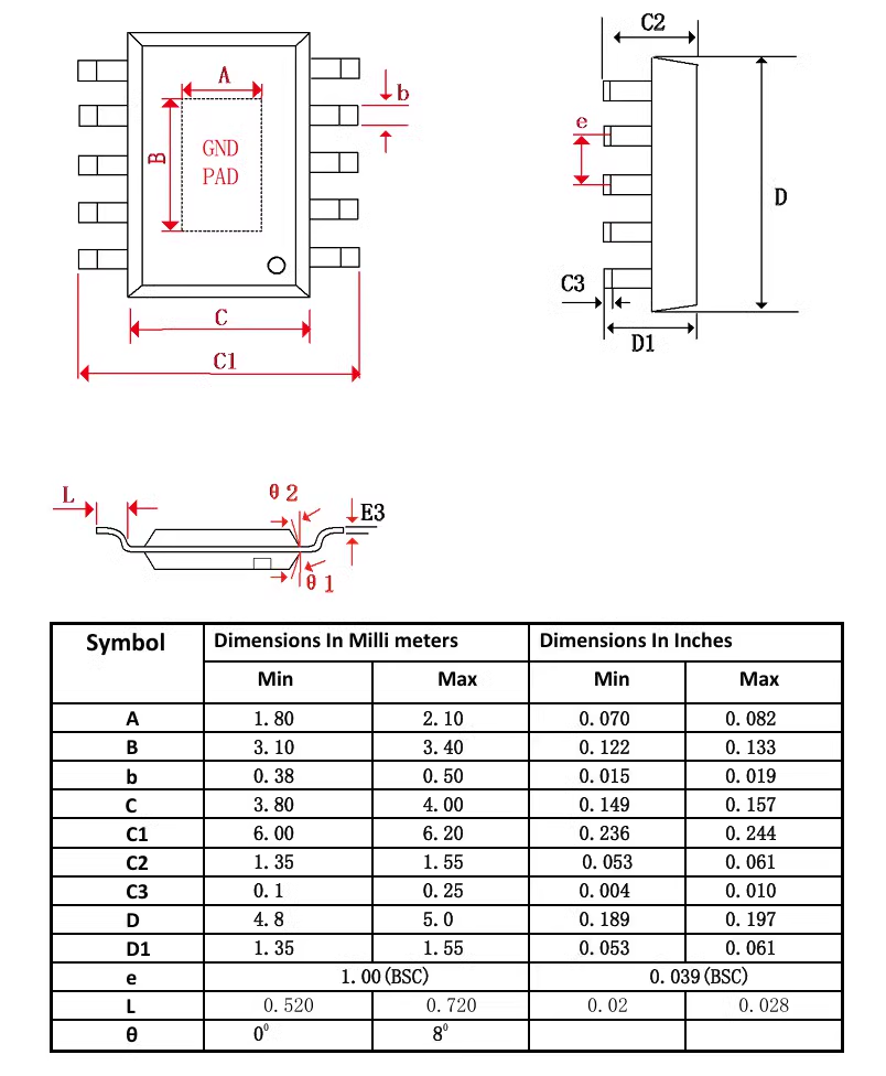 LTK5208 ESOP10 雙聲道立體聲音頻功放IC 2x7.9W(圖4)