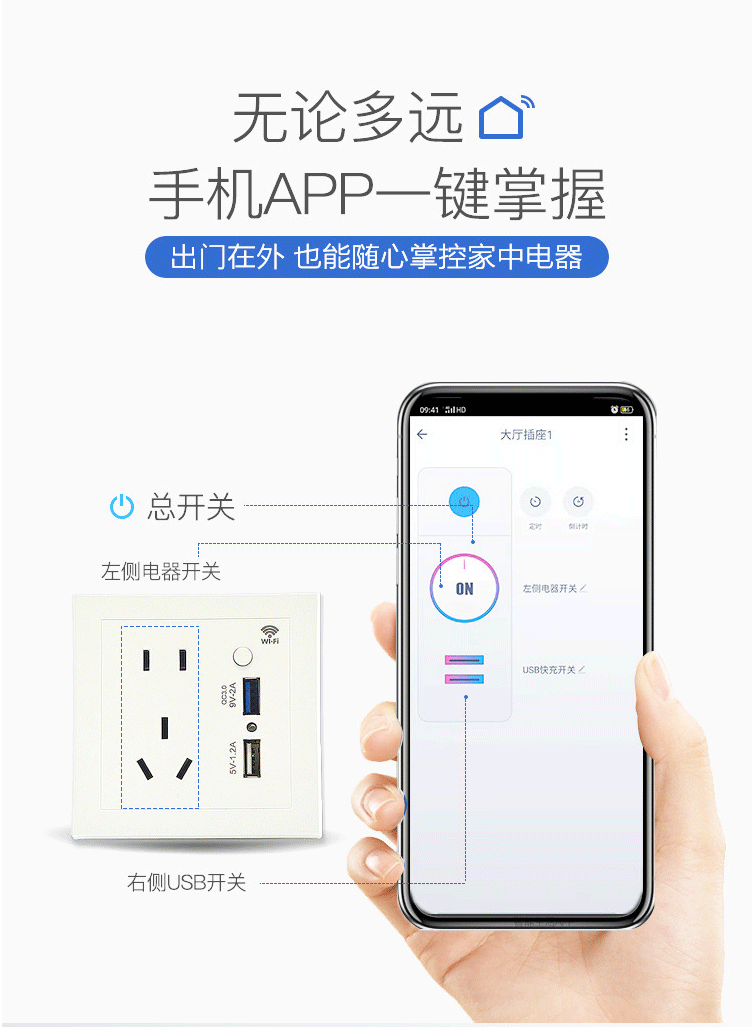 Zigbee智能插座 （可支持涂鴉，飛利浦，亞馬遜，飛比等）(圖3)